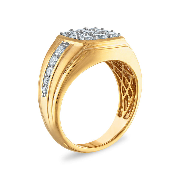 Signature EcoLove 1-1/2 CTW Lab Grown Diamond Ring in 14KT Yellow Gold