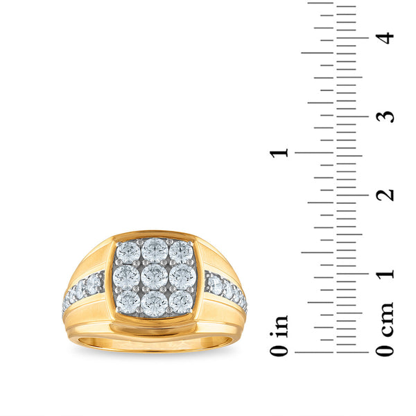 Signature EcoLove 1-1/2 CTW Lab Grown Diamond Ring in 14KT Yellow Gold