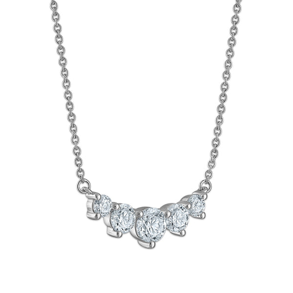 Signature EcoLove 2 CTW Lab Grown Diamond Necklace in 14KT Gold