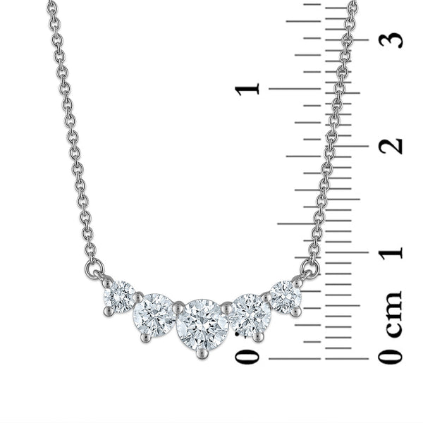 Signature EcoLove 2 CTW Lab Grown Diamond Necklace in 14KT Gold