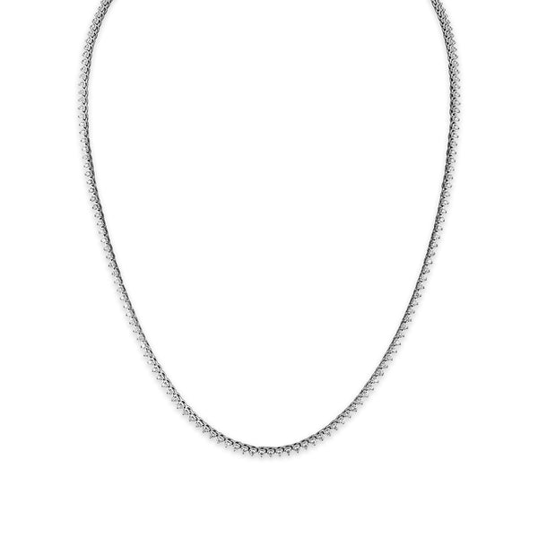 Signature EcoLove 3 CTW Lab Grown Diamond 18-inch Tennis Necklace in 14KT White Gold