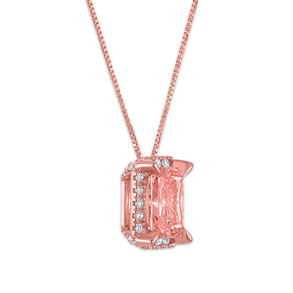 Signature EcoLove 1-3/4 CTW Fancy Pink Lab Grown Diamond Pendant in 14KT Rose Gold