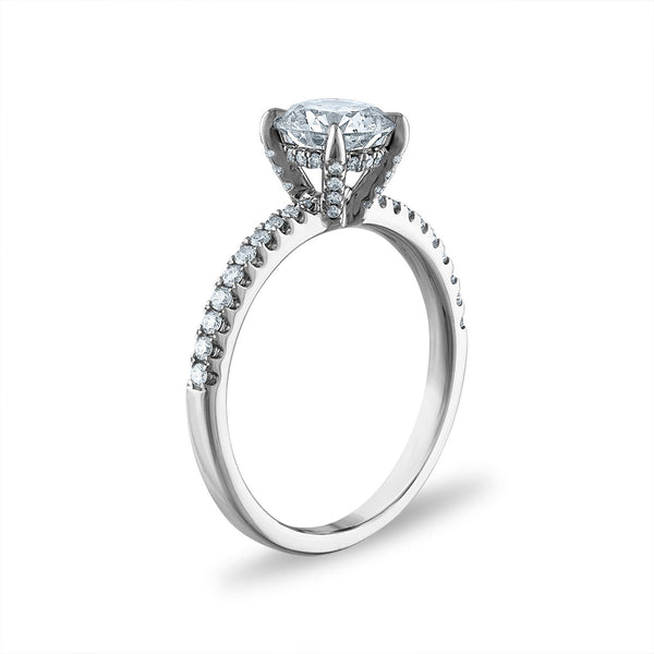 Signature EcoLove 1-1/2 CTW Lab Grown Diamond Bridal Set Ring in 14KT White Gold