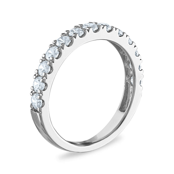 Signature EcoLove Diamond Dreams 3 CTW Lab Grown Diamond Halo Bridal Set in 14KT White Gold