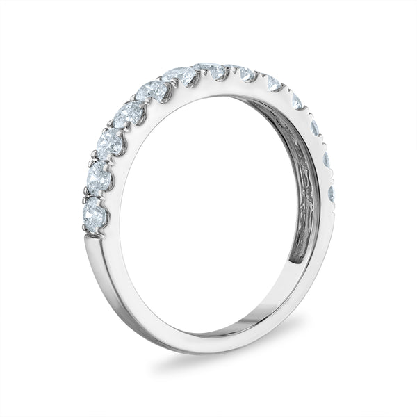 Signature EcoLove Diamond Dreams 3 CTW Lab Grown Diamond Halo Bridal Set in 14KT White Gold