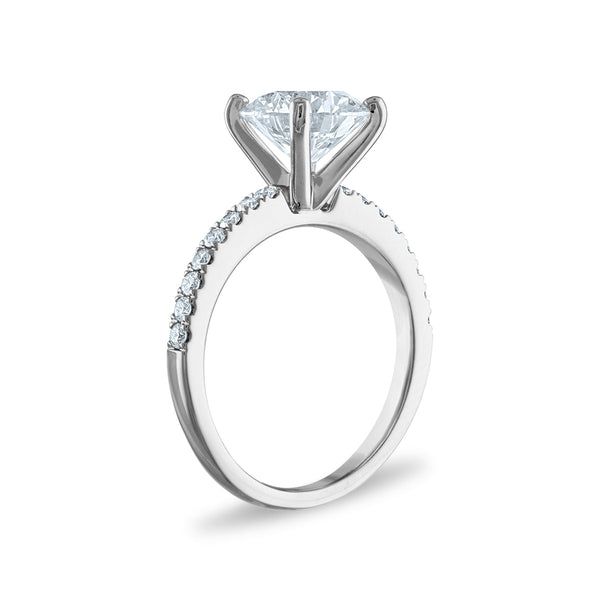 Signature EcoLove Diamond Dreams 3 CTW Lab Grown Diamond Bridal Set Ring in 14KT White Gold