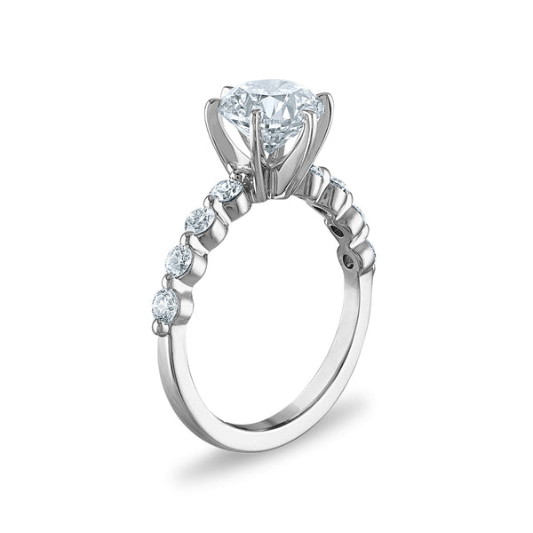 Signature EcoLove Diamond Dreams 3 1/8 CTW Lab Grown Diamond Bridal Set Ring in 14KT White Gold