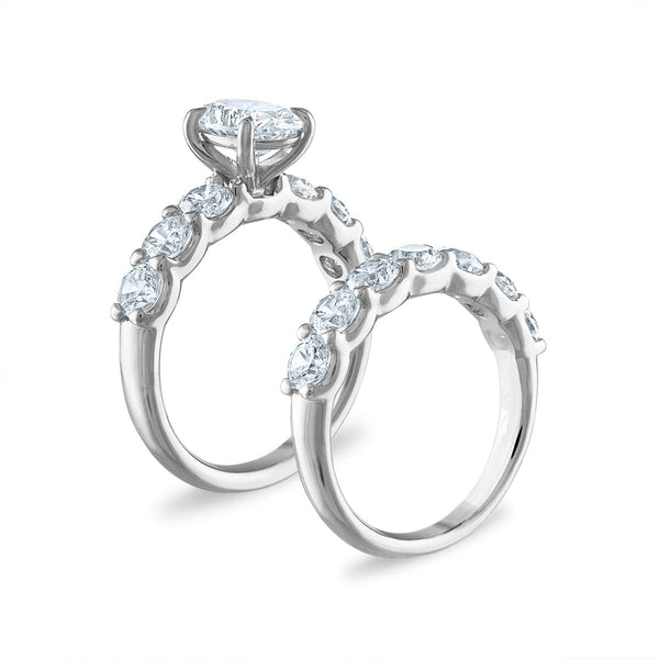 Signature EcoLove Diamond Dreams 4 3/4 CTW Diamond Classic Bridal Set in 14KT White Gold