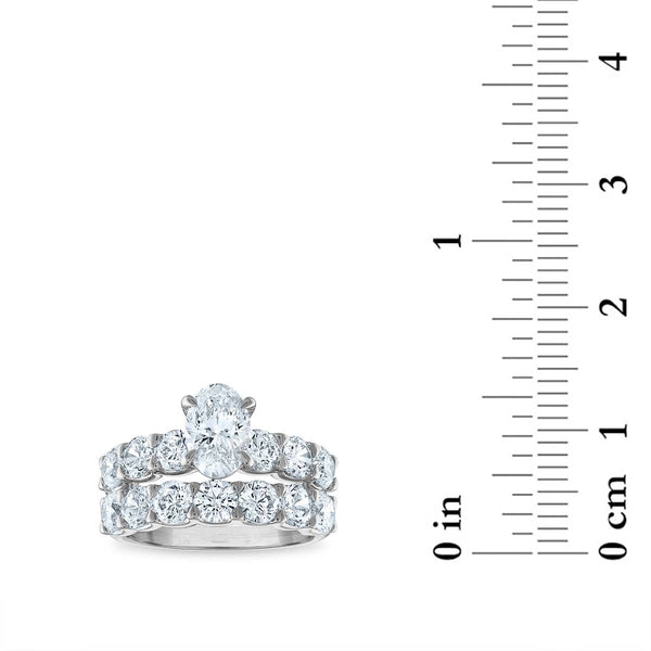 Signature EcoLove Diamond Dreams 4 3/4 CTW Diamond Classic Bridal Set in 14KT White Gold