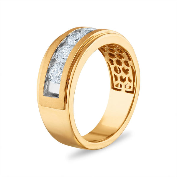 Signature EcoLove 1-1/2 CTW Lab Grown Diamond Wedding Ring in 14KT Yellow Gold