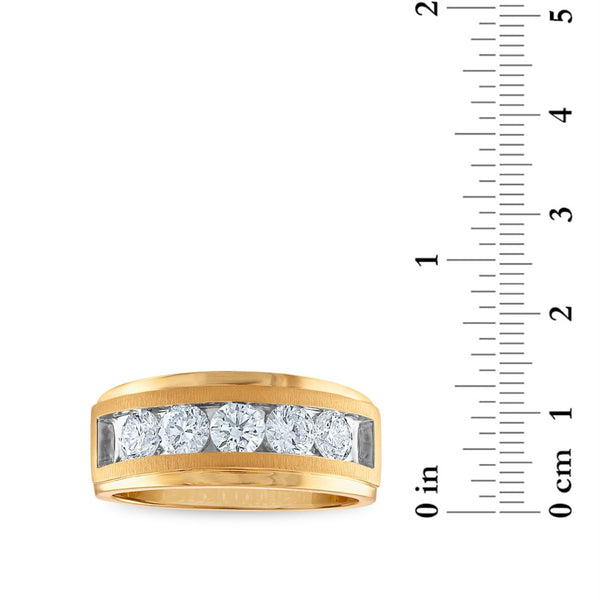 Signature EcoLove 1-1/2 CTW Lab Grown Diamond Wedding Ring in 14KT Yellow Gold