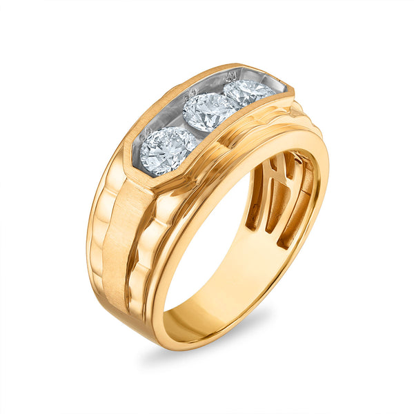 Signature EcoLove 1-1/2 CTW Lab Grown Diamond Ring in 14KT Yellow Gold
