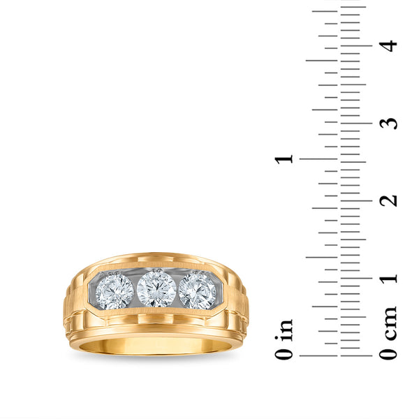 Signature EcoLove 1-1/2 CTW Lab Grown Diamond Ring in 14KT Yellow Gold