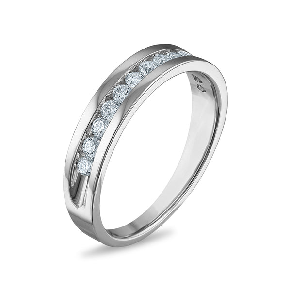 Signature EcoLove 1/2 CTW Lab Grown Diamond Wedding Ring in 14KT White Gold