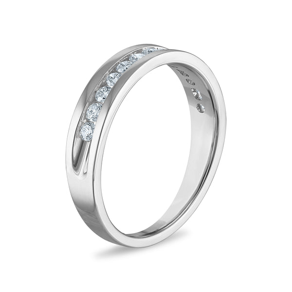 Signature EcoLove 1/2 CTW Lab Grown Diamond Wedding Ring in 14KT White Gold