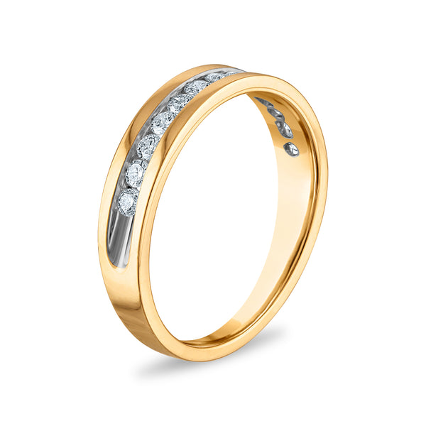 Signature EcoLove 1/2 CTW Lab Grown Diamond Wedding Ring in 14KT Yellow Gold