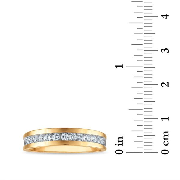 Signature EcoLove 1/2 CTW Lab Grown Diamond Wedding Ring in 14KT Yellow Gold