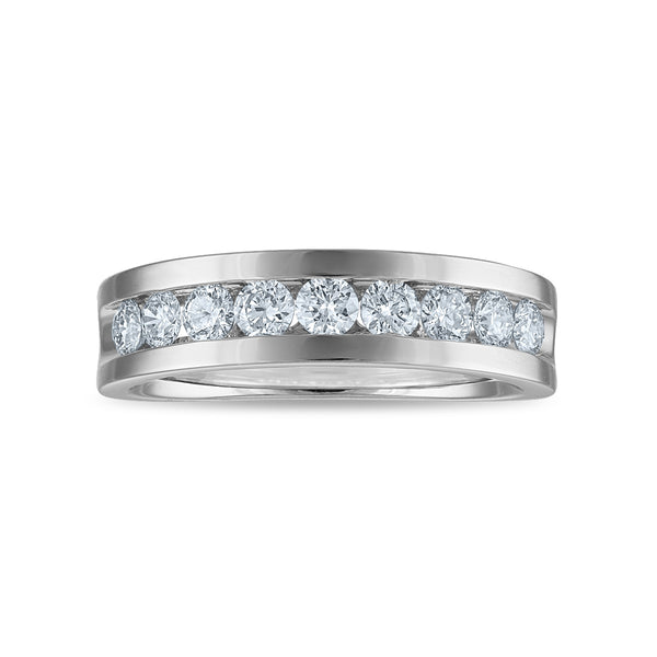 Signature EcoLove 1 CTW Lab Grown Diamond Wedding Ring in 14KT White Gold