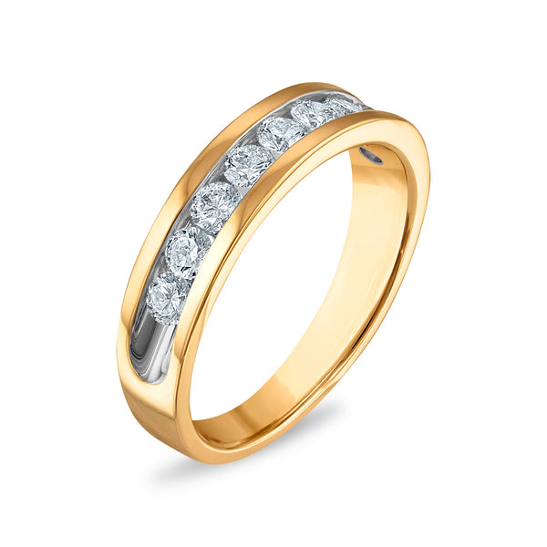 Signature EcoLove 1 CTW Lab Grown Diamond Wedding Ring in 14KT Yellow Gold