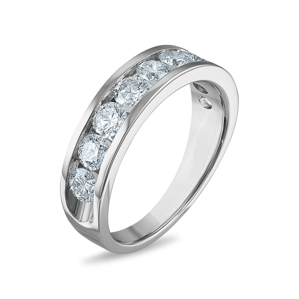 Signature EcoLove 2 CTW Lab Grown Diamond Wedding Ring in 14KT White Gold