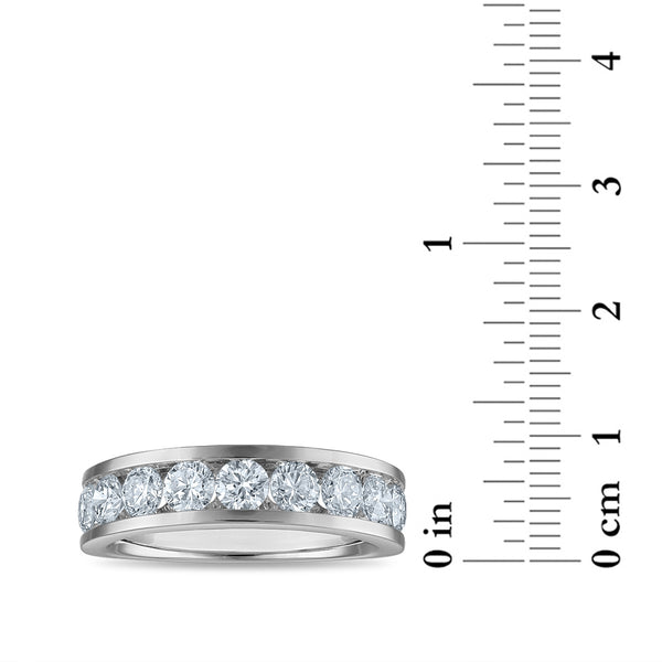 Signature EcoLove 2 CTW Lab Grown Diamond Wedding Ring in 14KT White Gold