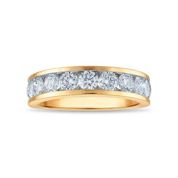 Signature EcoLove 2 CTW Lab Grown Diamond Wedding Ring in 14KT Yellow Gold