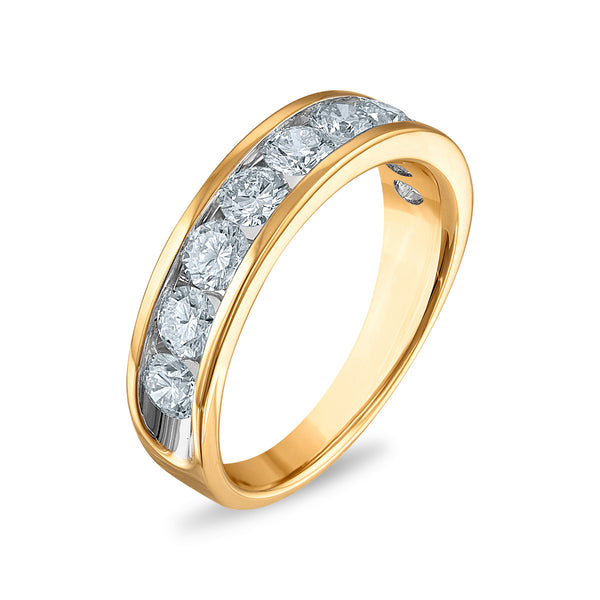 Signature EcoLove 2 CTW Lab Grown Diamond Wedding Ring in 14KT Yellow Gold