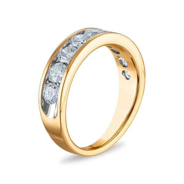 Signature EcoLove 2 CTW Lab Grown Diamond Wedding Ring in 14KT Yellow Gold