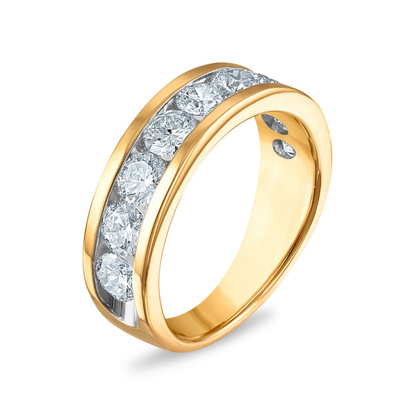 Signature EcoLove 3 CTW Lab Grown Diamond Wedding Ring in 14KT Yellow Gold