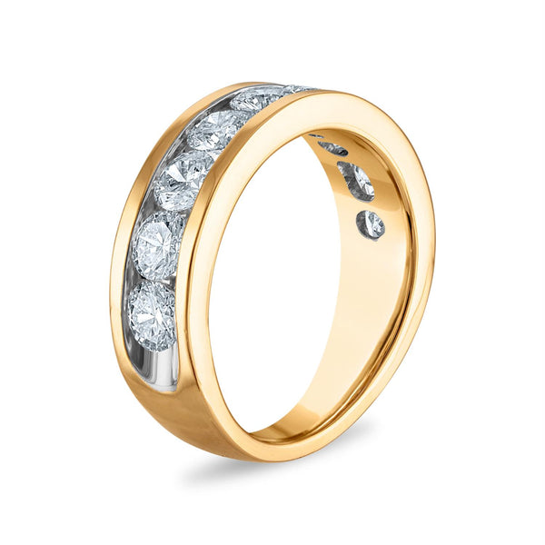 Signature EcoLove 3 CTW Lab Grown Diamond Wedding Ring in 14KT Yellow Gold