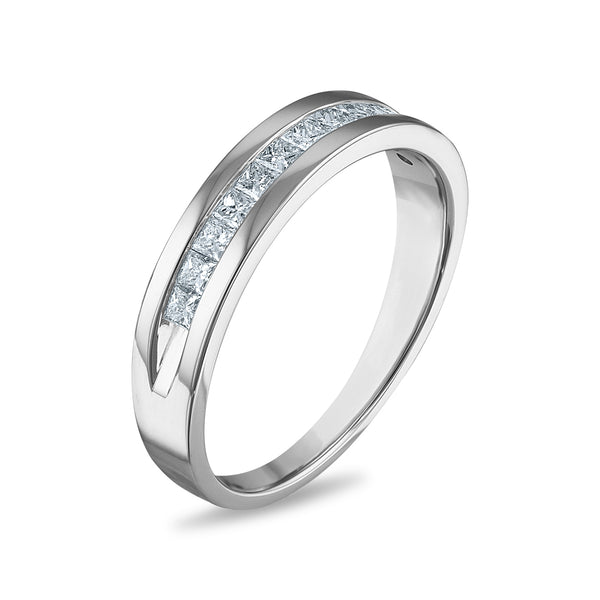 Signature EcoLove 1/2 CTW Lab Grown Diamond Wedding Ring in 14KT White Gold