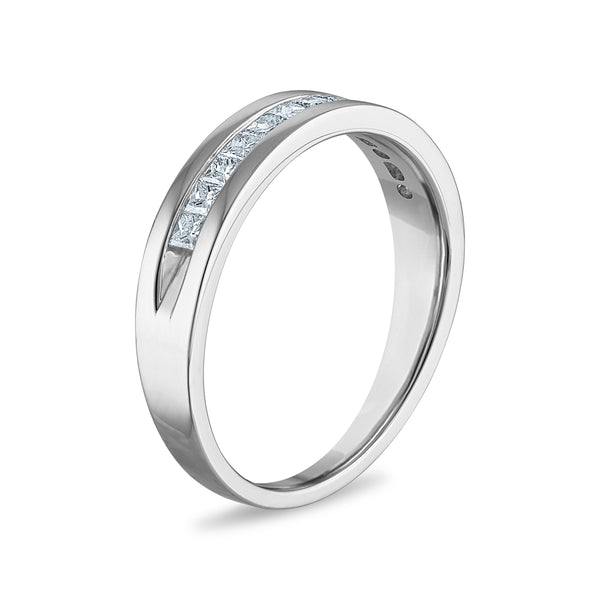 Signature EcoLove 1/2 CTW Lab Grown Diamond Wedding Ring in 14KT White Gold