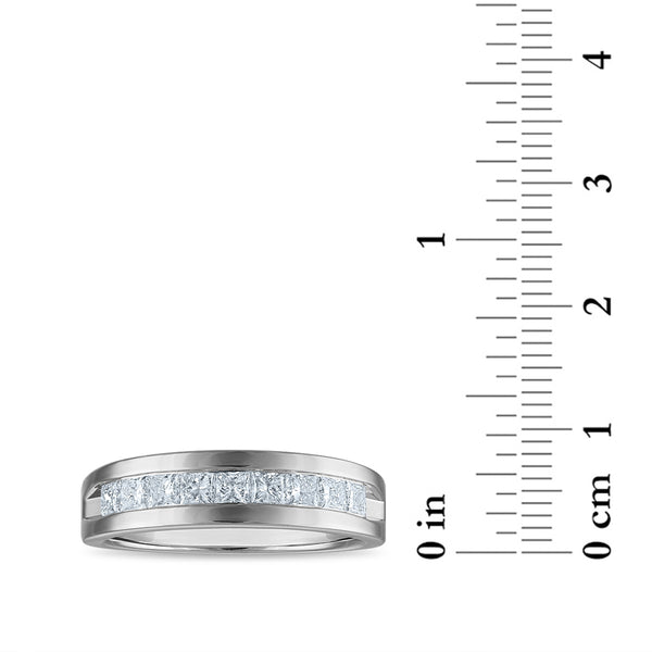 Signature EcoLove 1 CTW Lab Grown Diamond Wedding Ring in 14KT White Gold