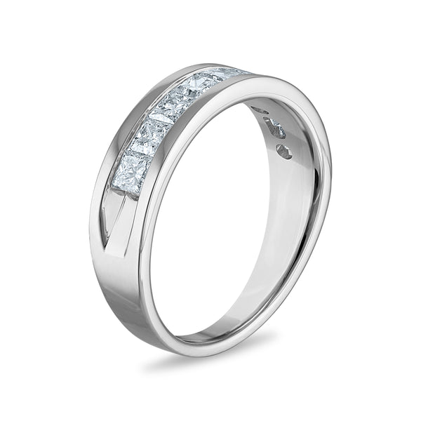 Signature EcoLove 2 CTW Lab Grown Diamond Wedding Ring in 14KT White Gold