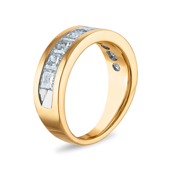 Signature EcoLove 3 CTW Lab Grown Diamond Wedding Ring in 14KT Yellow Gold