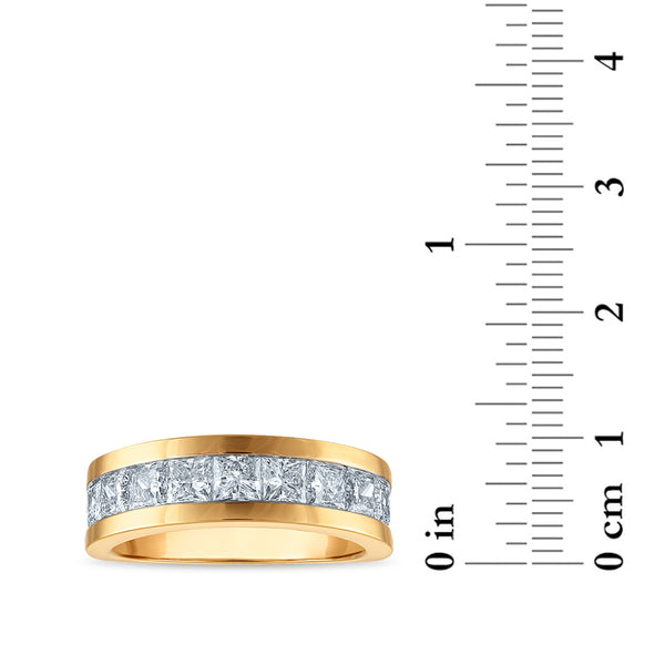 Signature EcoLove 3 CTW Lab Grown Diamond Wedding Ring in 14KT Yellow Gold