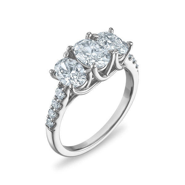 Signature EcoLove 2 CTW Lab Grown Diamond Ring in 14KT White Gold