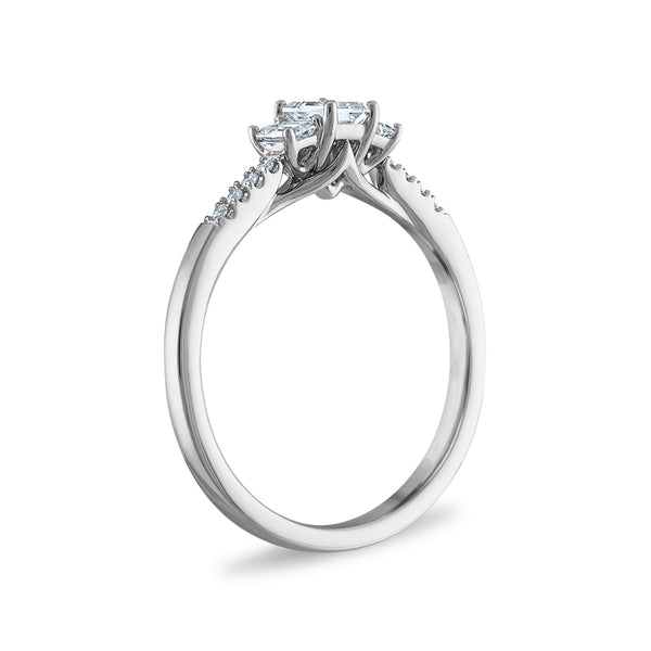 Signature EcoLove 1/2 CTW Lab Grown Diamond Ring in 14KT White Gold