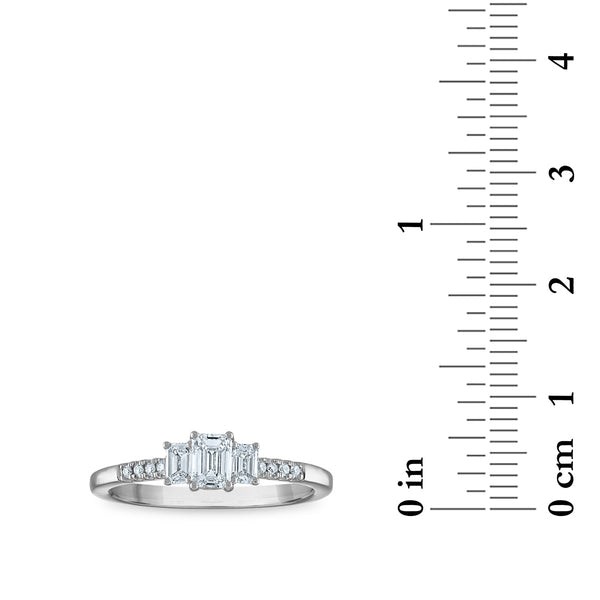 Signature EcoLove 1/2 CTW Lab Grown Diamond Ring in 14KT White Gold