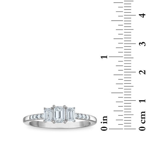 Signature EcoLove 3/4 CTW Lab Grown Diamond Ring in 14KT White Gold