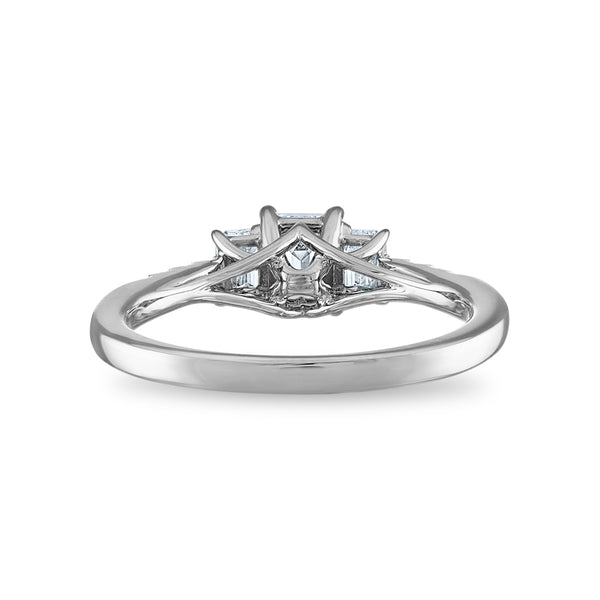 Signature EcoLove 1 CTW Lab Grown Diamond Ring in 14KT White Gold