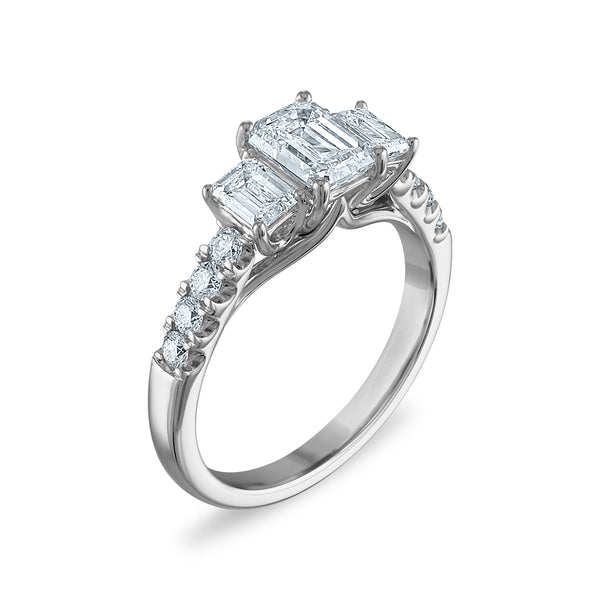 Signature EcoLove 2 CTW Lab Grown Diamond Ring in 14KT White Gold