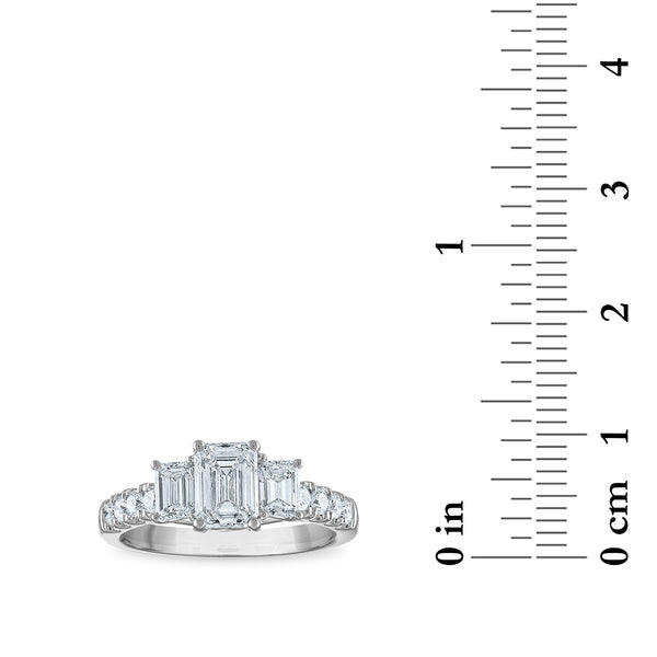 Signature EcoLove 2 CTW Lab Grown Diamond Ring in 14KT White Gold