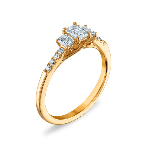 Signature EcoLove 3/4 CTW Lab Grown Diamond Ring in 14KT Gold