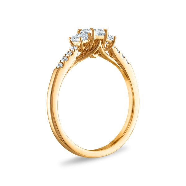 Signature EcoLove 3/4 CTW Lab Grown Diamond Ring in 14KT Gold