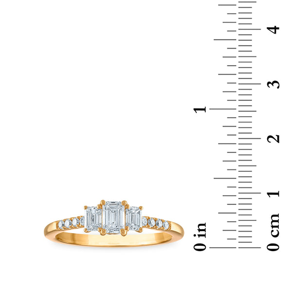 Signature EcoLove 3/4 CTW Lab Grown Diamond Ring in 14KT Gold