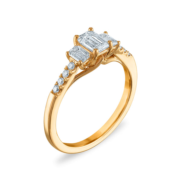 Signature EcoLove 1 CTW Lab Grown Diamond Ring in 14KT Gold