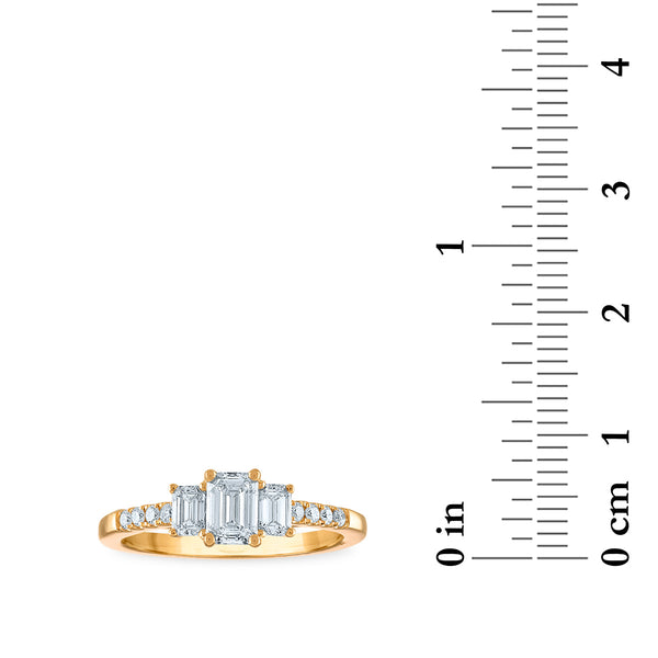 Signature EcoLove 1 CTW Lab Grown Diamond Ring in 14KT Gold