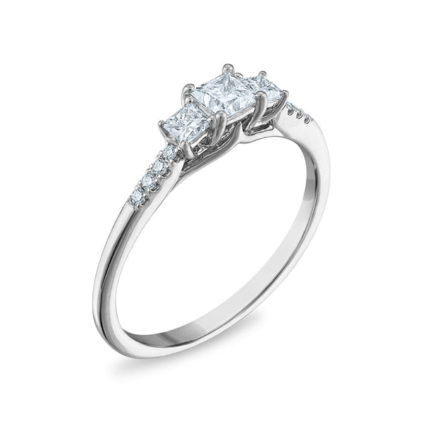 Signature EcoLove 1/2 CTW Lab Grown Diamond Ring in 14KT White Gold