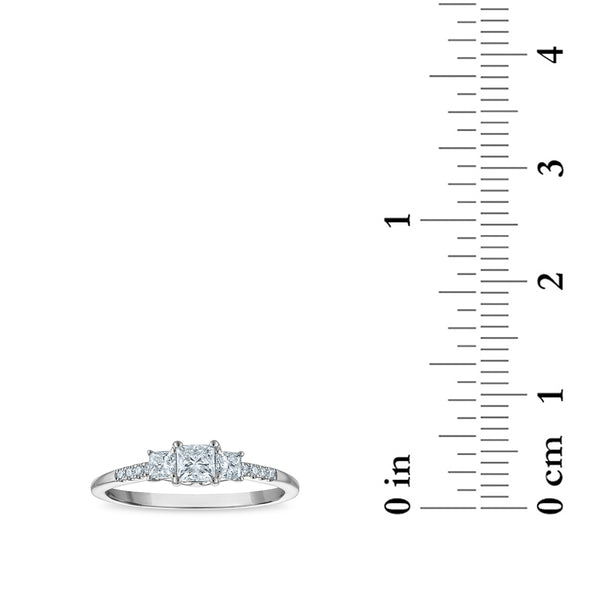 Signature EcoLove 1/2 CTW Lab Grown Diamond Ring in 14KT White Gold